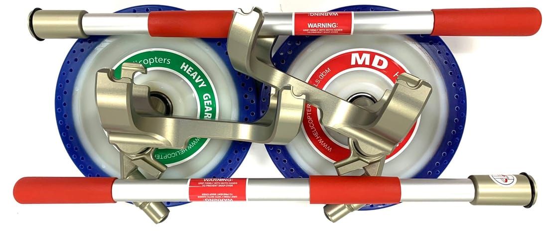 Easy Wheels full set for the Hughes / MD 500 helicopter
