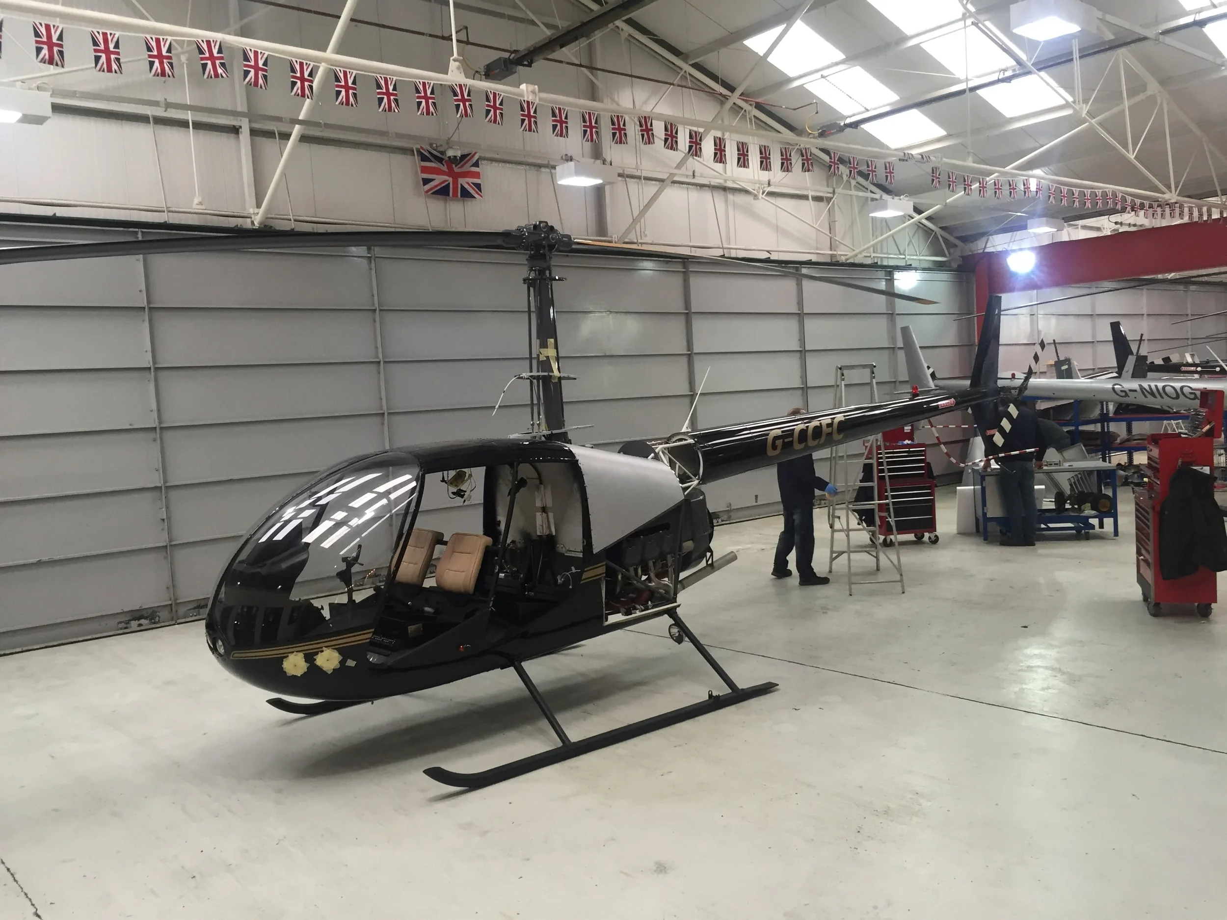 Robinson maintenance at HQ Aviation