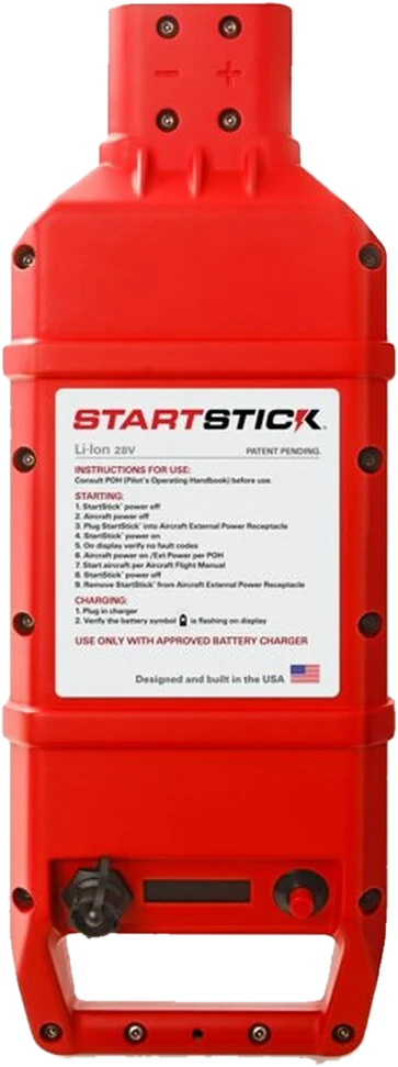 Start Stick 10 portable ground power unit, front view