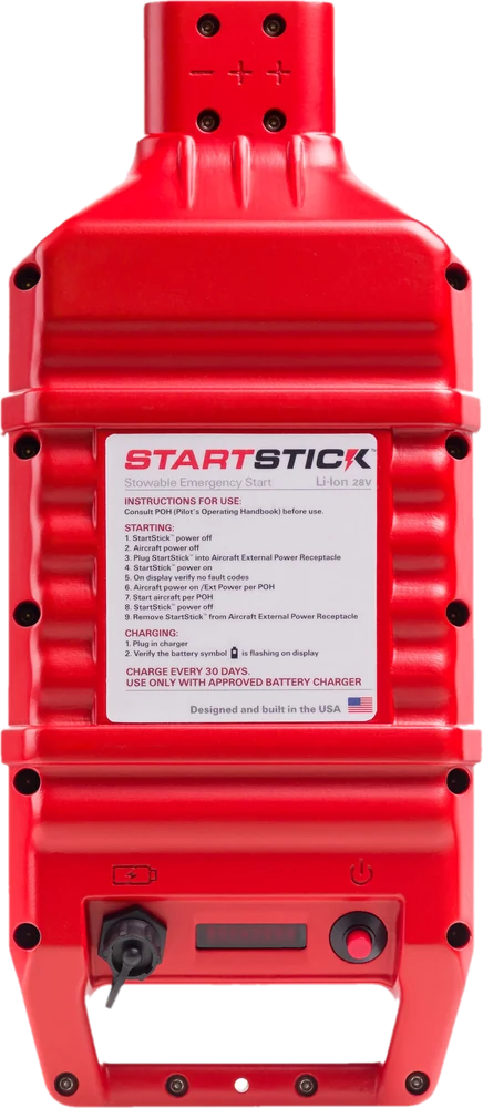 Start Stick 20 portable ground power unit, front view