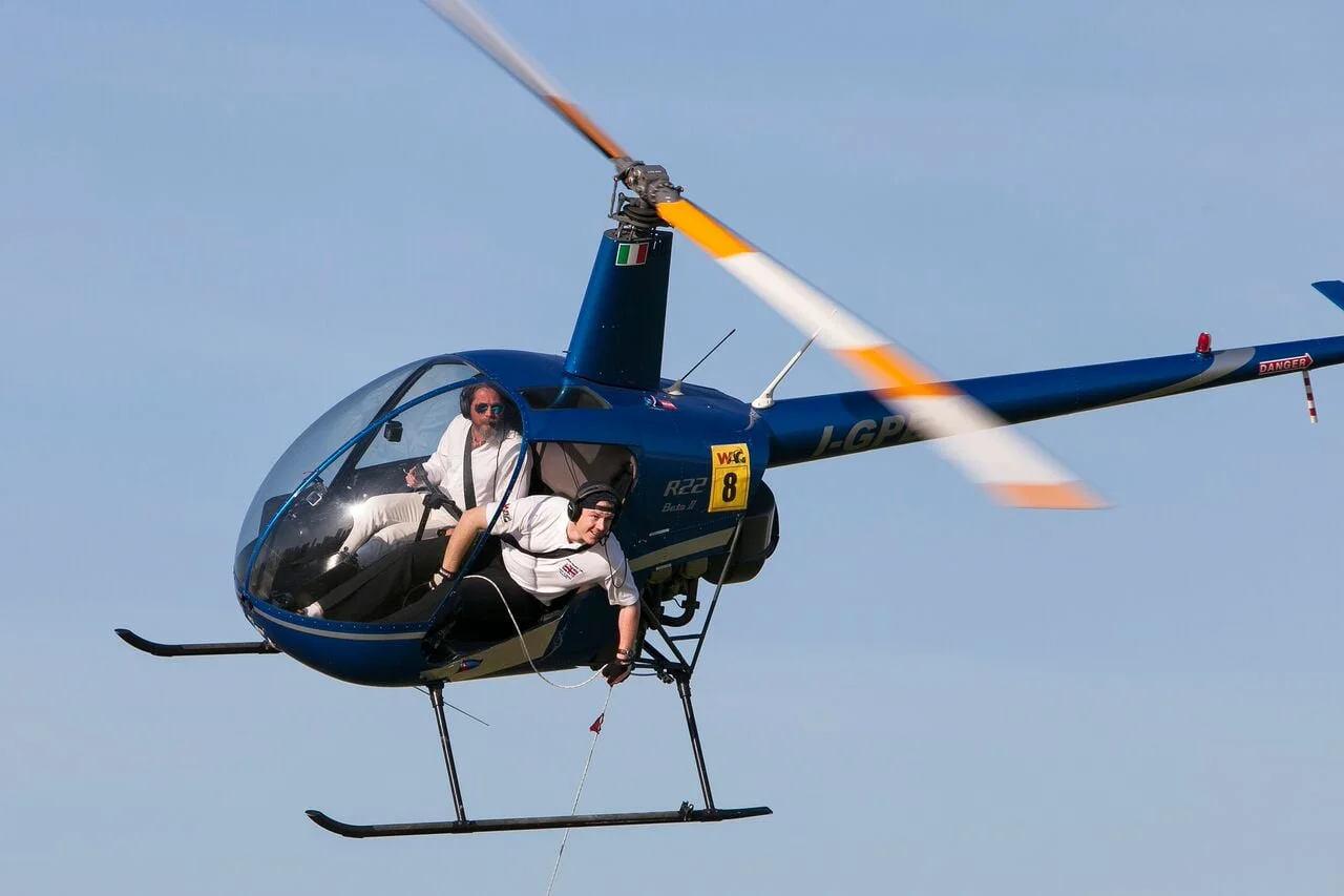 Captain Quentin Smith with R22