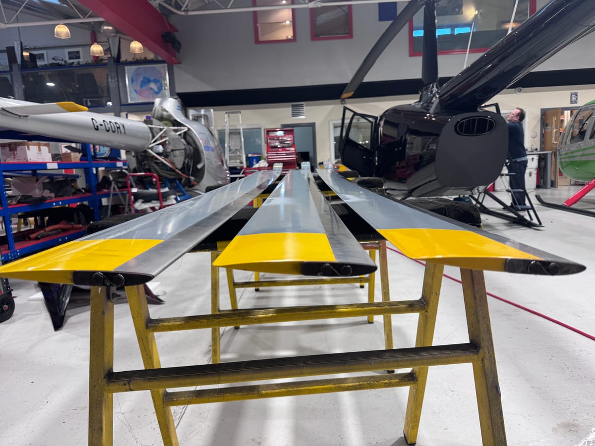 HQ Aviation helicopter maintenance facility at Denham