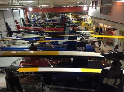 The HQ Aviation hangar at Denham