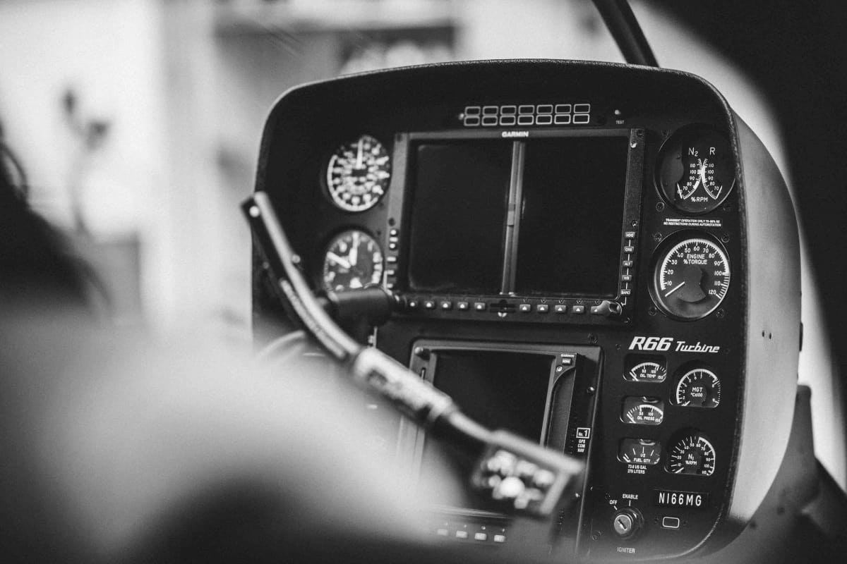 R66 cockpit detail
