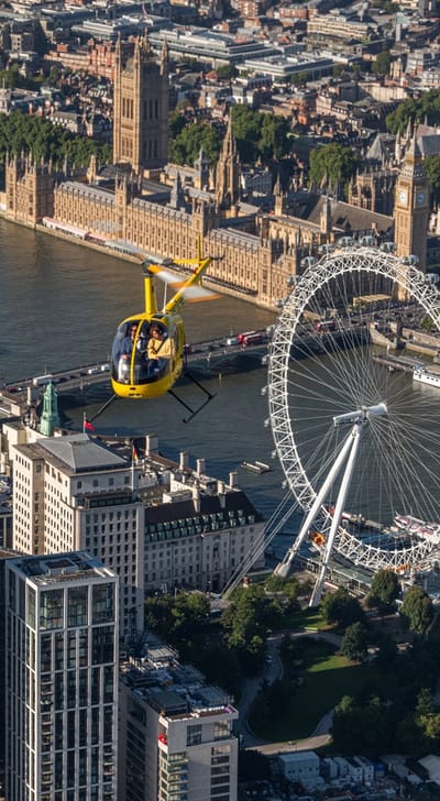 HQ Aviation helicopters at London Elstree