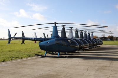 Robinson R66 turbine helicopters ready for type-rating training